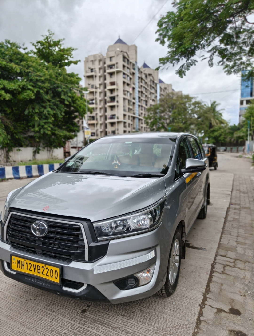 Luxury sedan exterior view