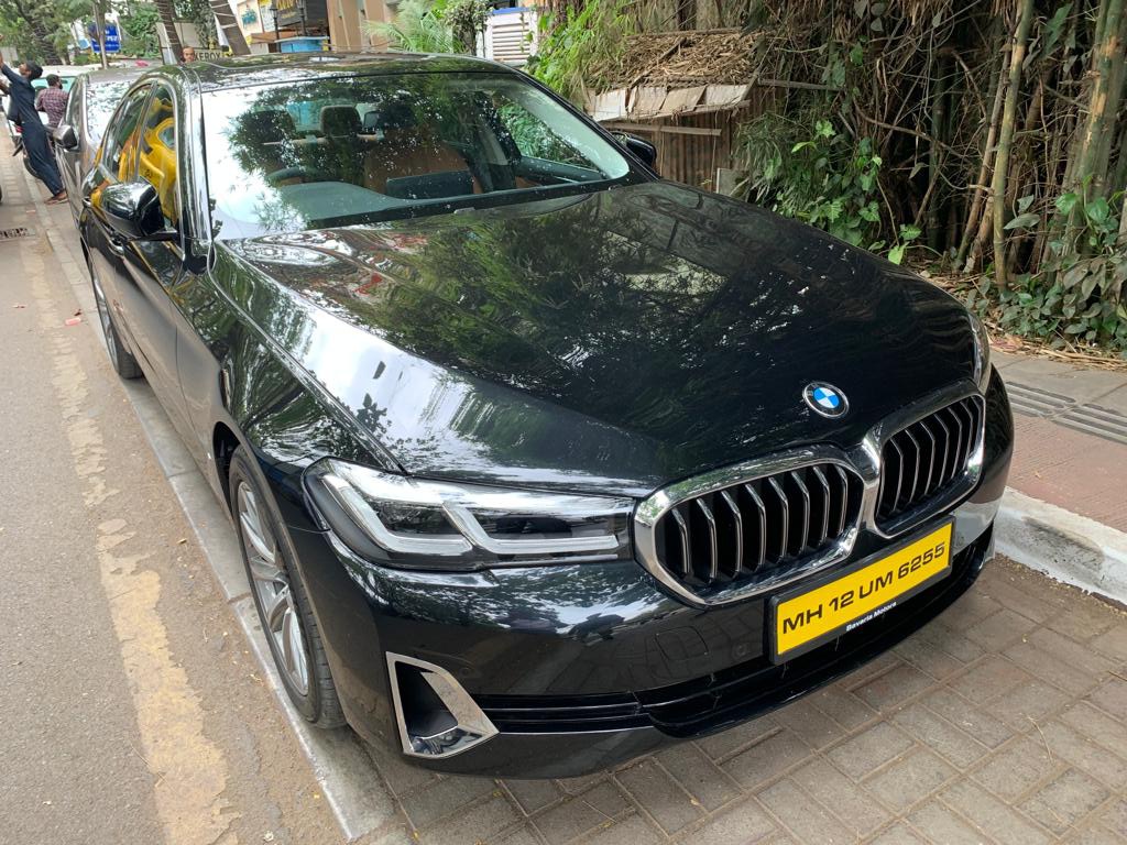 Luxury vehicle front view